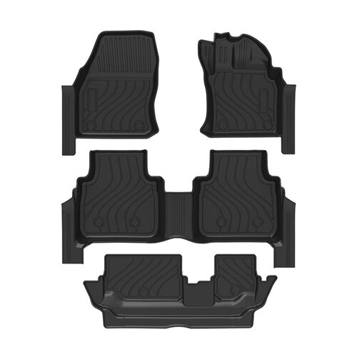 适用于25年大众TIGUAN ALLSPACE右舵7座汽车脚垫海外碳纤纹星河毯 - 图3