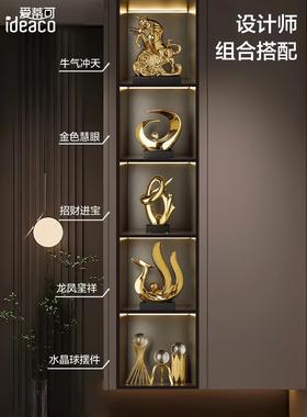 金牛饰品，无障碍奢华，高端酒柜，客厅及办公室空酿牛意，好工艺