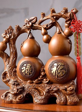 五福临门福禄招财葫芦摆件家居客厅酒柜电视柜桌面装饰品乔迁礼品