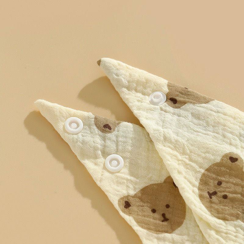 新生儿三角巾纯棉纱布口水巾透气柔软婴儿围嘴六层卡通防吐奶围兜,淘宝优惠券,粉丝福利购,淘宝优惠卷