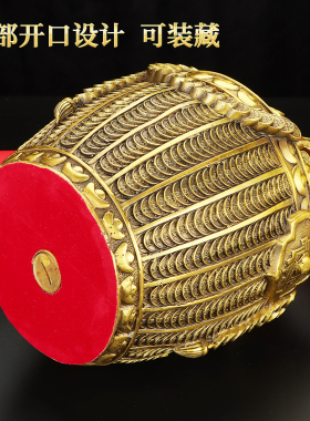 铜一桶金a摆件黄铜金桶桶金客厅门店开业礼品装饰元宝聚宝盆存钱