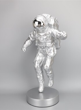 欧式简约宇航员落地摆件s商场样板间售楼部家居客厅软装饰品大摆