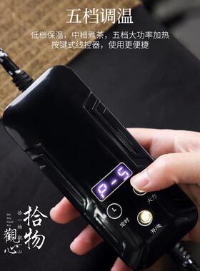 网红围炉煮茶配件电烤炉家用室内插电烤火炉冬日烤红薯装备全套