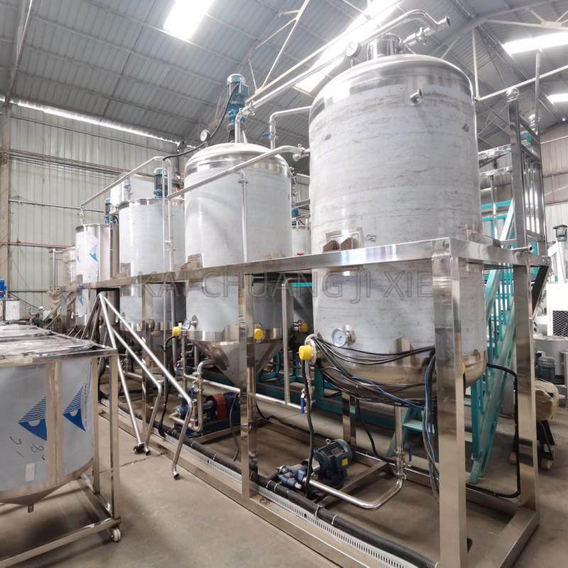 大型不锈钢食用油精炼设备棕榈油除臭设备 茶籽菜籽油炼油机,淘宝优惠券,粉丝福利购,淘宝优惠卷