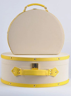 样板房半圆套盒衣帽间衣柜飘窗收纳箱展厅家具厂售楼软装饰品盒