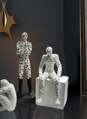 现代简约家居装饰品样品屋展示中心样板间创意摆件客厅电视柜书房