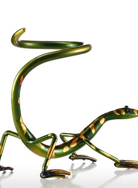 TOOARTS花斑壁虎酒架工艺品创意家居摆件装饰样板房客厅摆件礼品