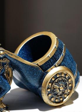 新中式现代马酒架摆件创意高档轻奢客厅红酒葡萄酒架酒柜装饰品