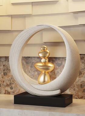 新中式财源滚滚招财装饰摆饰客厅电视柜酒柜办公室书房轻奢高级感