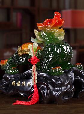 招财貔貅摆件一对办公室桌店铺收银台开业礼品家居客厅酒柜装饰品