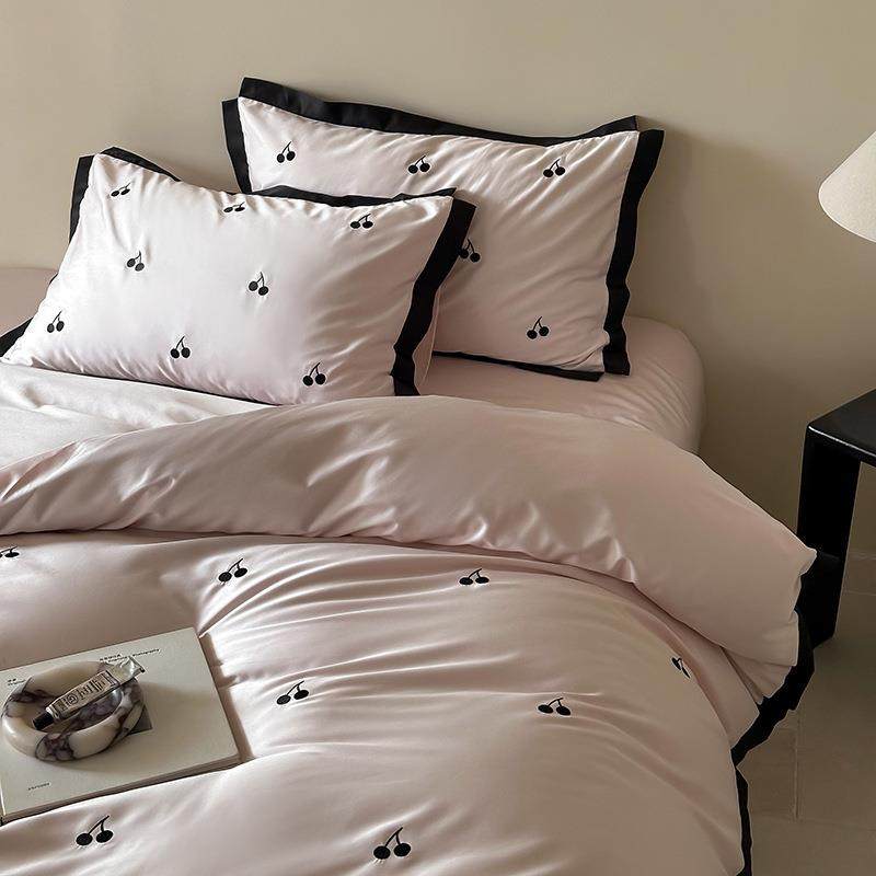 轻奢床笠复款100支天睡丝棉莱赛尔刺绣四件套裸J13柔软双古人款被,淘宝优惠券,粉丝福利购,淘宝优惠卷