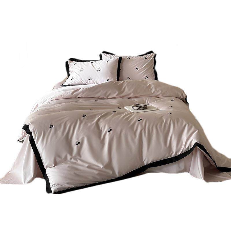 轻奢床笠复款100支天睡丝棉莱赛尔刺绣四件套裸J13柔软双古人款被,淘宝优惠券,粉丝福利购,淘宝优惠卷