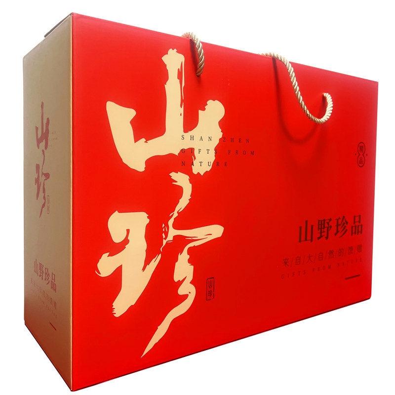 春节送礼年货土特产大礼包山珍菌菇礼盒羊肚菌野生菌干货汤料包