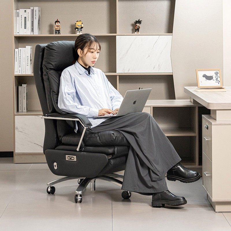 智能真皮按摩老板椅通风加热办公电脑椅子电竞人体工学椅电动沙发,淘宝优惠券,粉丝福利购,淘宝优惠卷