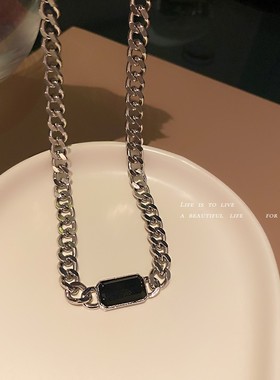 极速时尚简约爱心项链个性冷淡风毛衣链I轻奢锁骨链网红小众设计