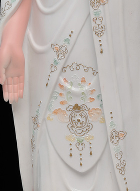 极速汉白玉c西方三圣佛像家用佛堂供奉阿弥陀佛观音大势至菩萨工