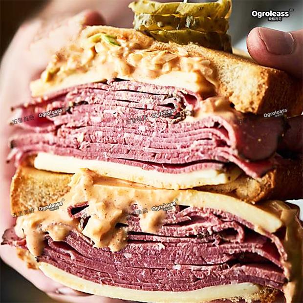 帕斯雀牛肉片Pastrami500g雨润黑胡椒牛肉黑椒牛肉切片帕斯雀牛肉 - 图1