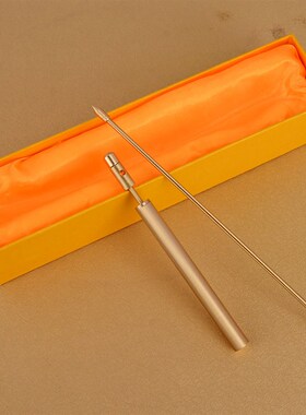 风水阁铜寻龙尺探测棒高精度磁场不锈钢水脉仪罗盘一对家居装饰