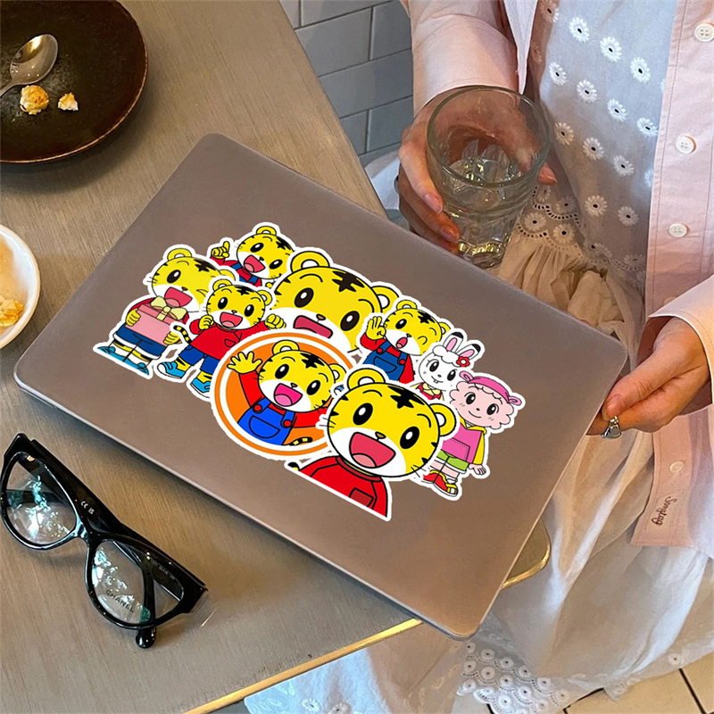 50张动画经典巧虎可爱儿童系列防水贴画冰箱水杯手账行李箱保温杯头盔笔记本手机平板电脑玩具电动车文具贴纸