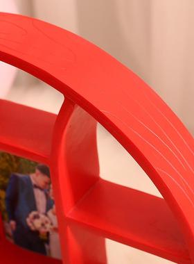 新中式房套架带相摆婚件树CY220428脂工艺装框品卧室布置框架新房