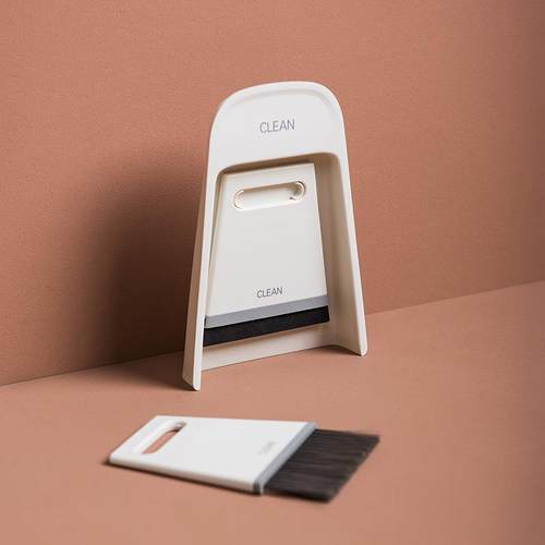 迷你扫把簸箕组合套装家用软毛魔术小扫帚扫桌面清洁刷刮水器地刮 - 图1