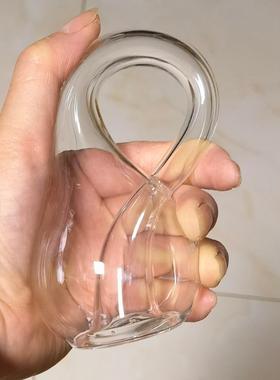 克莱因瓶加厚大号玻璃小号模型迷你创意四维空间装永远不满水瓶子