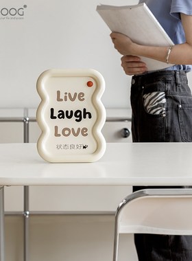 EMITDOOG客厅桌面氛围摆件家居高级感玄关入户电视柜奶油风装饰品