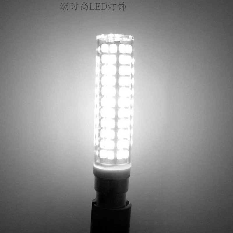 led陶瓷小玉米灯高亮13W136灯珠G9 E11 E12 E14 BA15D可调光灯泡 - 图1