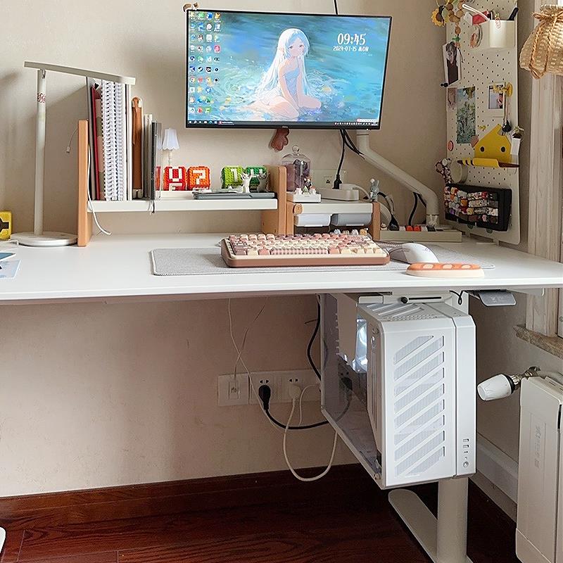 Lente host bracket bracket lifting table punch-free computer chassis rack hanging small and medium-sized host computer