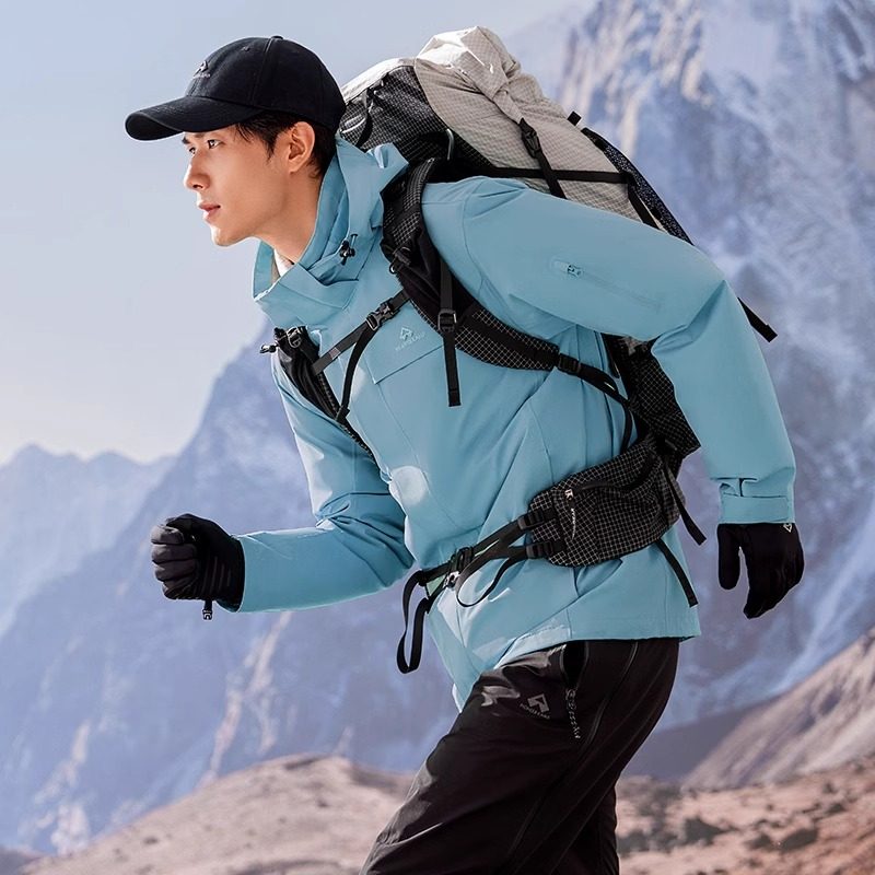 明星同款【朱雀鹅绒冲锋衣】拓路者男女户外防风防水三合一外套,淘宝优惠券,粉丝福利购,淘宝优惠卷