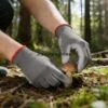 Special anti-slip coated palm for picking up mushrooms and farming