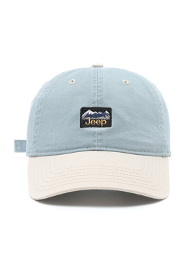 Jeep/吉普山峰个性拼色刺绣棒球帽户外潮流百搭遮阳鸭舌帽男女款