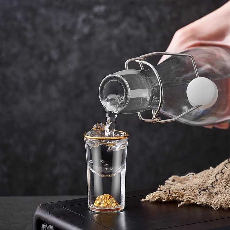 Free shipping glass wine bottle, empty bottle, sealed soaking wine bottle, wine jar, liquor storage, repackaging, wine can, wine storage container