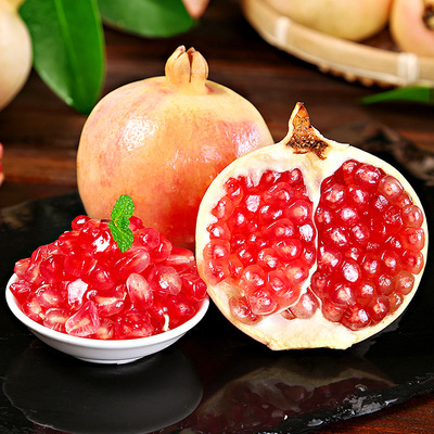 豫尚你  突尼斯软籽石榴净含量5斤安全到家现摘现发新鲜石榴