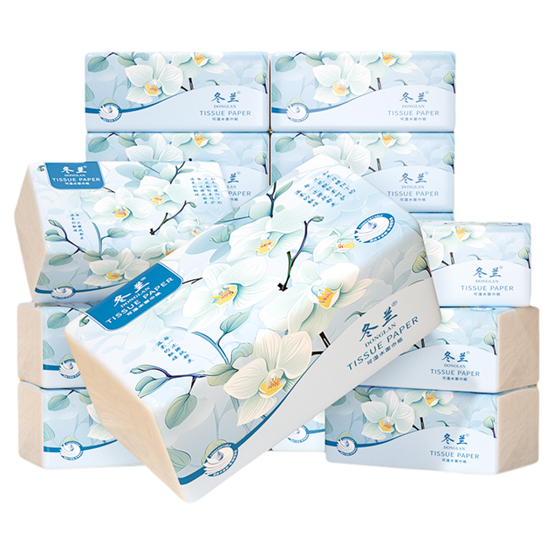 冬兰原木抽纸大包整箱批云感柔纸抽取式面巾纸餐巾纸家用实惠装,淘宝优惠券,粉丝福利购,淘宝优惠卷