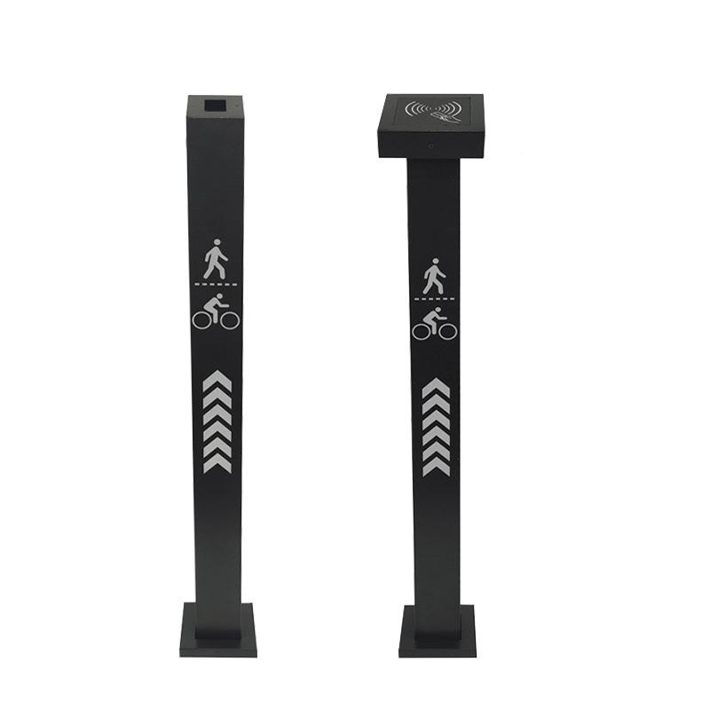 Column Jiexing access control stainless steel community parking card outdoor waterproof column QWJ face recognition car identification attendance machine