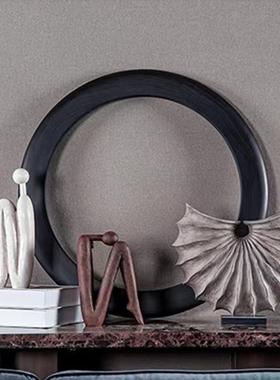 现代简约时光人物摆件样板房客厅玄关电视柜家居艺术软装