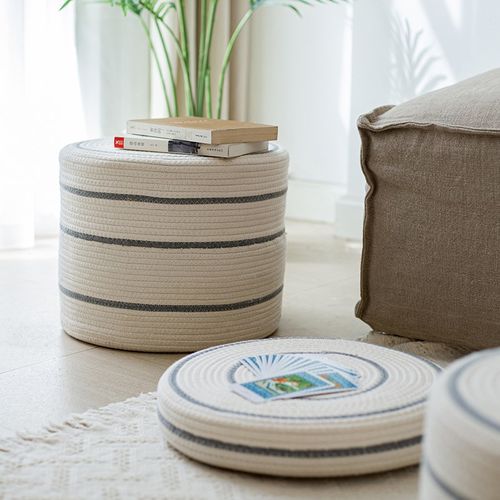 极速草编坐垫榻榻米蒲团编织地上蒲草跪坐墩打坐喝茶X日式圆形铺 - 图3