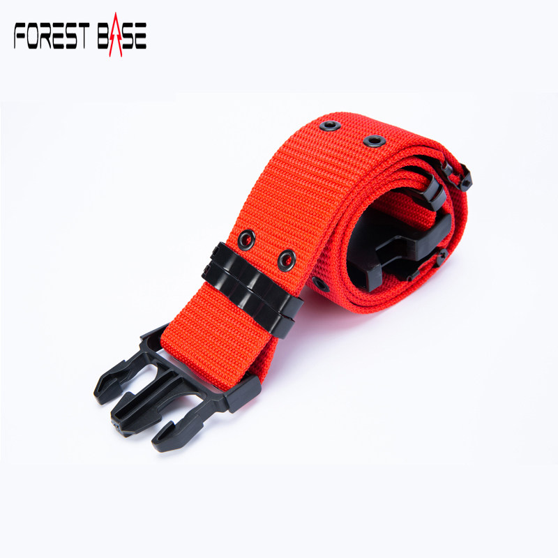 2025新款应急救援队腰带蓝色加厚编织消防装备红色应急服户外装备