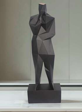 客厅电视柜摆件高级感家居软装饰品服装店橱窗柜人物艺术雕塑摆件