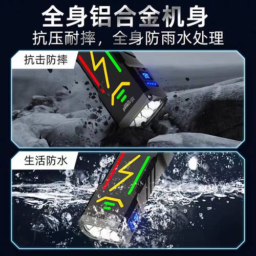 正品月光宝盒强光手电可充电超久续航泛光远射迷你便携超亮手电筒 - 图2