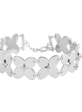 宋妍霏同款星星闪钻幸运花项圈