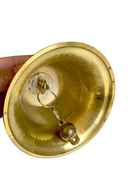 厂家铜铃铛 黄铜铃铛大小号铜风铃挂件 喇叭铜钟 挂饰