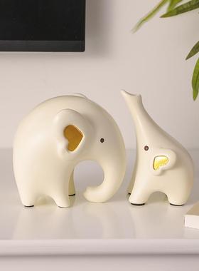 大象摆件轻奢高档电视柜餐边酒柜装饰品客厅软装好物玄关乔迁礼物