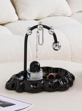 玄关钥匙收纳云朵创意置物架客厅卧室化妆台物品摆放装饰品送女生