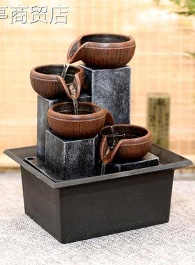 European fountain water living room desktop creative home新