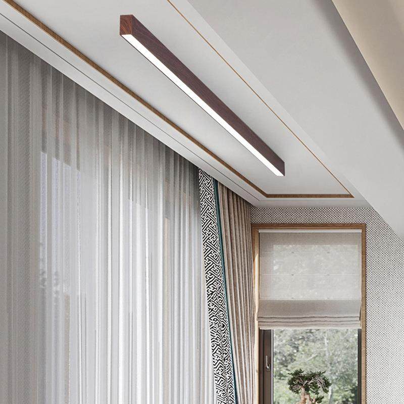 客厅极简led长条走廊过道灯新中式明装线条天花一字型阳台吸顶灯,淘宝优惠券,粉丝福利购,淘宝优惠卷