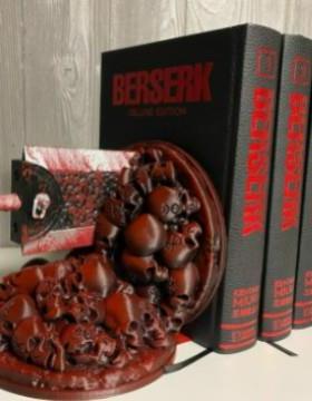 独立站款狂暴书挡屠龙者雕像树脂工艺品摆件家居花园园林书房摆件