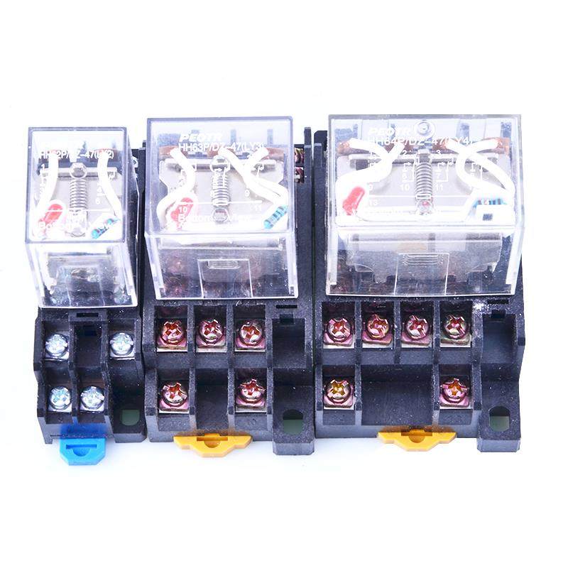 普正HH52P小型中间继电器HH54P 53P JQX-13F MY4NJ LY2NJ 24v220V,淘宝优惠券,粉丝福利购,淘宝优惠卷