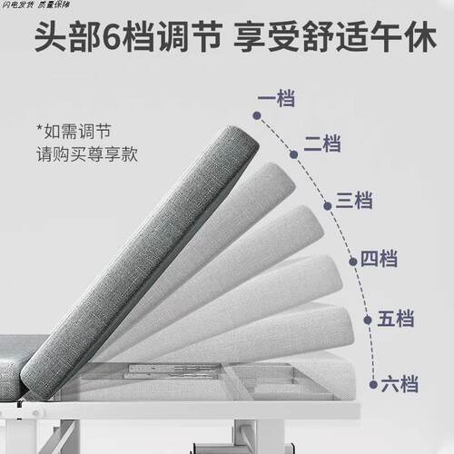 午休折叠办公室午睡神器家用躺椅医院陪护单人行军床简易床打地铺 - 图2